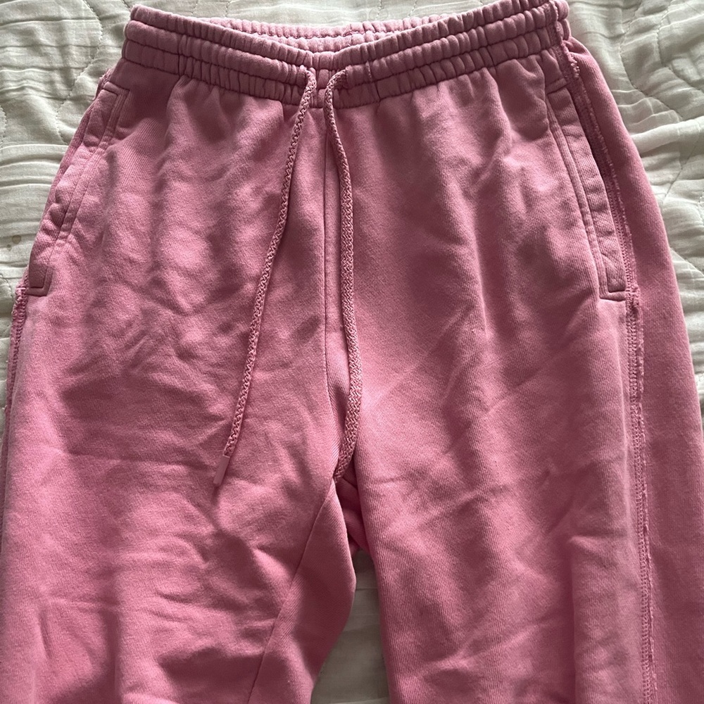 pink aerie sweatpants/joggers